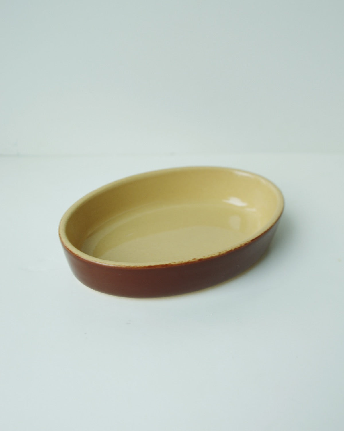 Poterie Renault Oval Dish - Brown