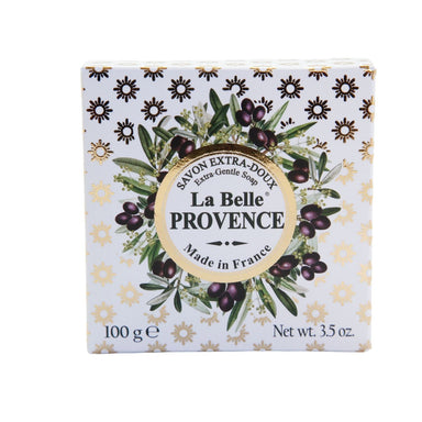 La Belle Provence 100g Soap in Cardboard Box - Olive Blossom Bath & Body La Savonnerie de Nyons 100g Soap in Tin Box Bath & Body_Bar Soap Brand_La Savonnerie de Nyons new arrivals 2023 11