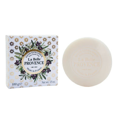 La Belle Provence 100g Soap in Cardboard Box - Olive Blossom Bath & Body La Savonnerie de Nyons 100g Soap in Tin Box Bath & Body_Bar Soap Brand_La Savonnerie de Nyons new arrivals 2023 12