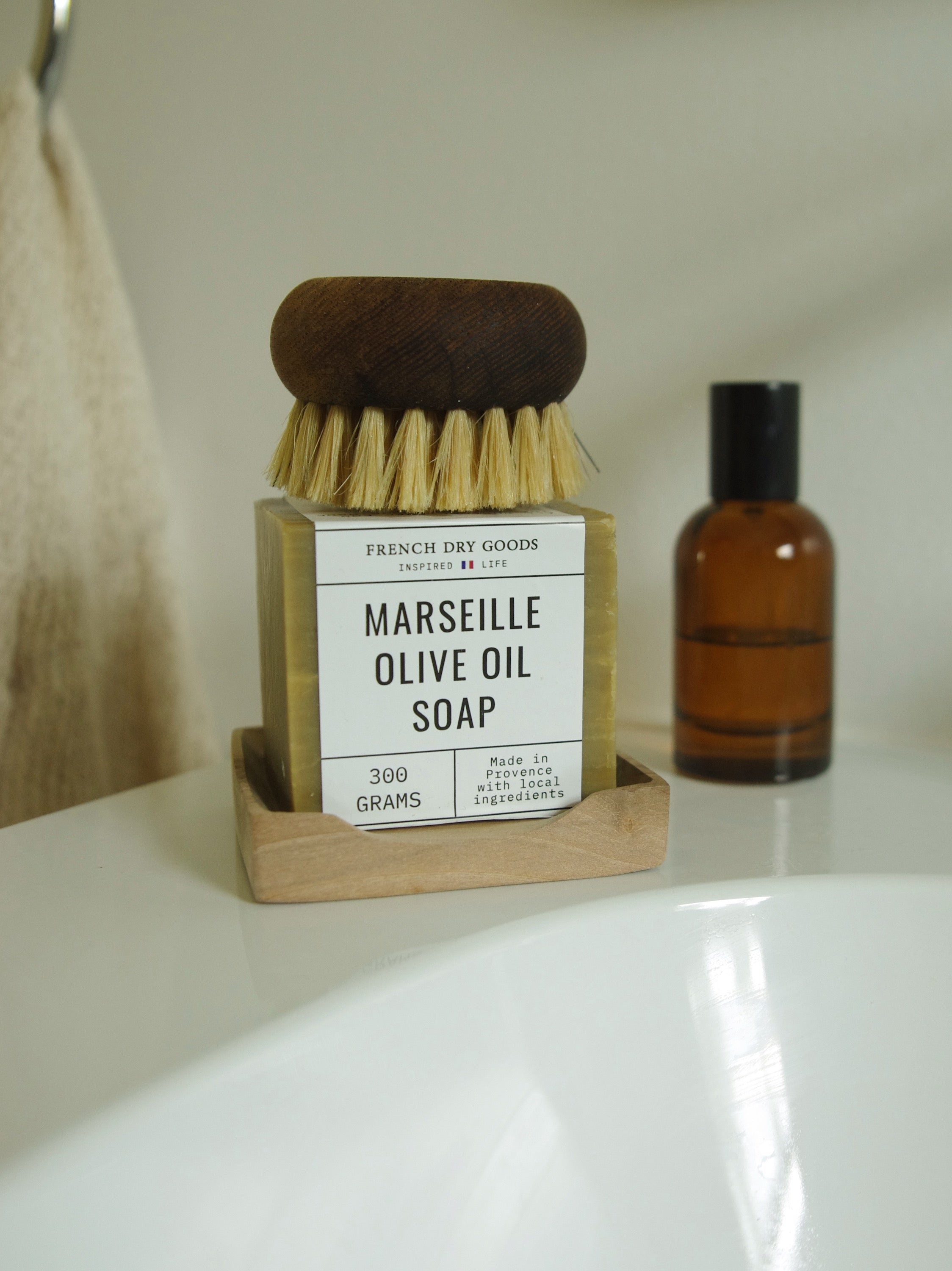 Le Bain Bathroom Accessories—Soap Dish Square Soap Dish French Dry Goods French bathroom accessories Le Bain Bathroom Accessories Moroccan Walnut Wood New Arrivals new arrivals 2023 Wood bathroom accessories Le_Bain_French_Soap_Dish-35F1CA60-2248x30000