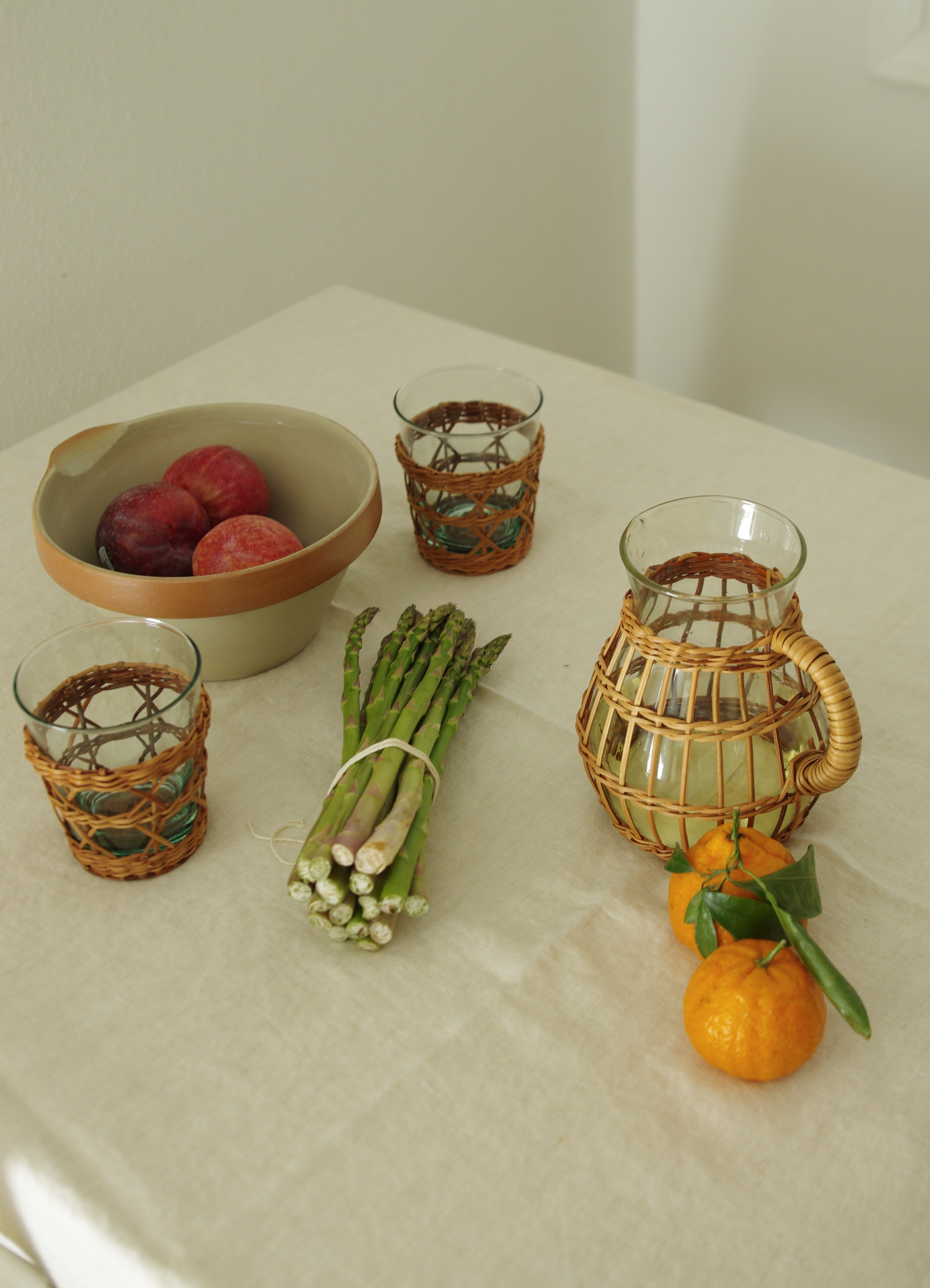 Rattan Cage Wide Tumbler Glass Rattan Brand_Seagrass & Rattan Kitchen_Drinkware Rattan Tumblers & Highballs 1A86509B-376A-4941-A15C-96E542D3924A