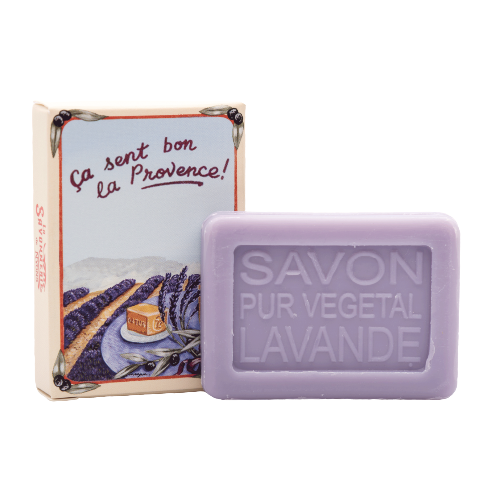 25g Soap Provence Lavande (Provence Lavender) - Soap - La Savonnerie de Nyons - 200g Soap in Tin Box - Bath & Body_Bar Soap - Brand_La Savonnerie de Nyons - KTFWHS - 30626b-ouverte