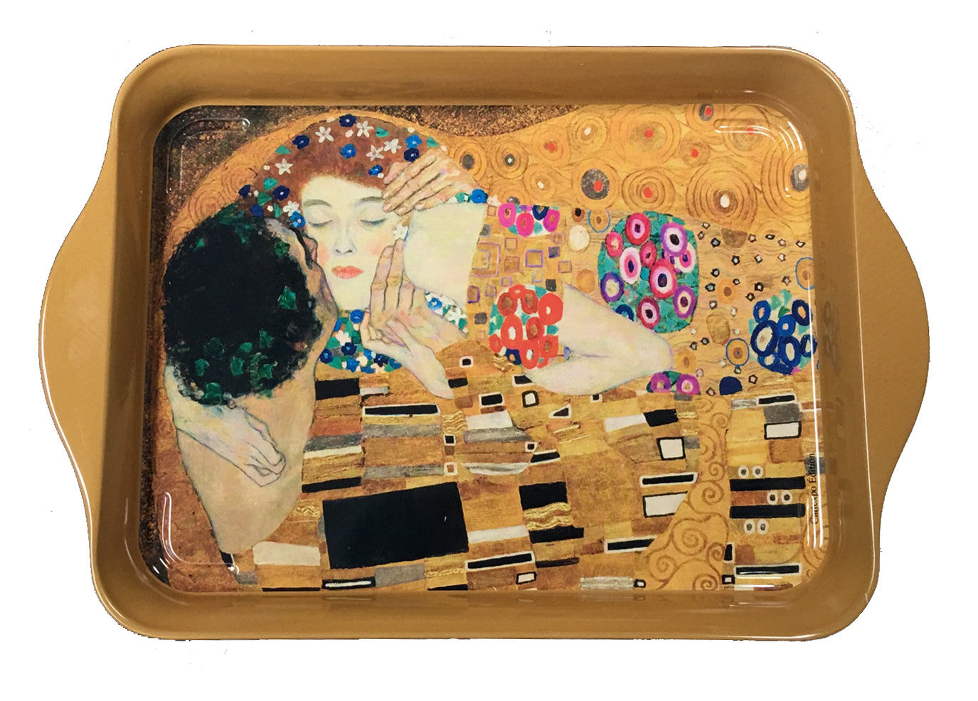 Klimt The Kiss Mini Metal Tray Decorative Trays French Nostalgia Brand_French Nostalgia Home_Decorative Trays Home_French Nostalgia 5402-P109795