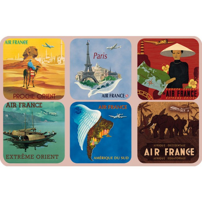 Air France Coasters Coasters French Nostalgia Brand_French Nostalgia Home_Coasters Home_French Nostalgia 70331