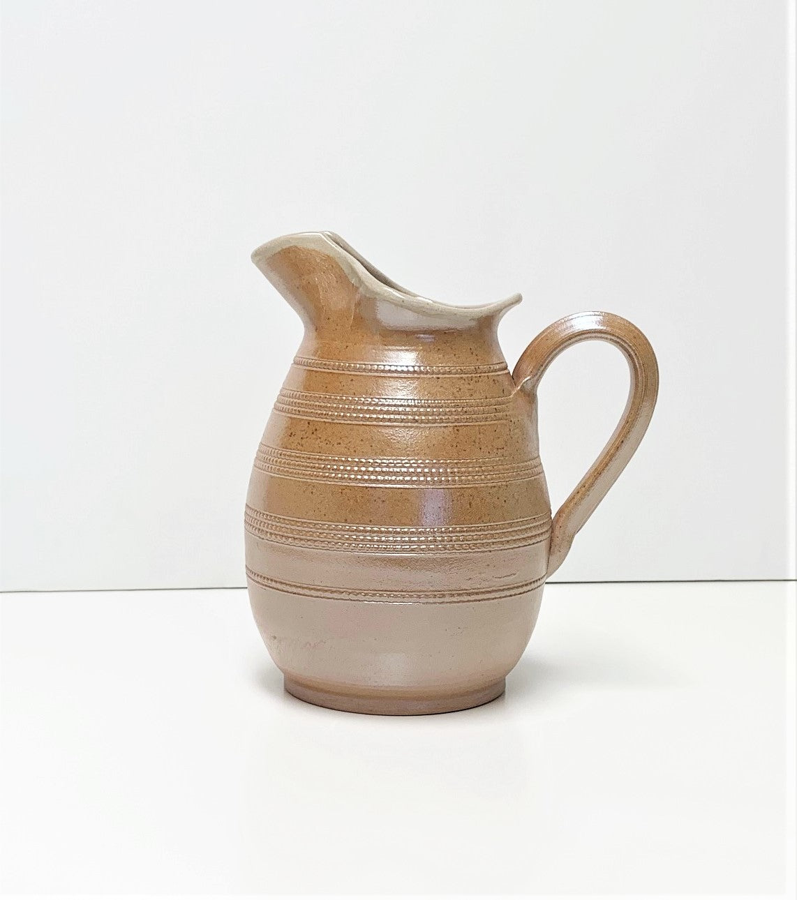 Poterie Renault Big Spout Jug - XL (1.5L) - Salt XL (6” d x 8.25” h) Ceramic Poterie Renault Brand_Poterie Renault Home_Decor LargePR New Arrivals Poterie Renault 7201-G23-XL