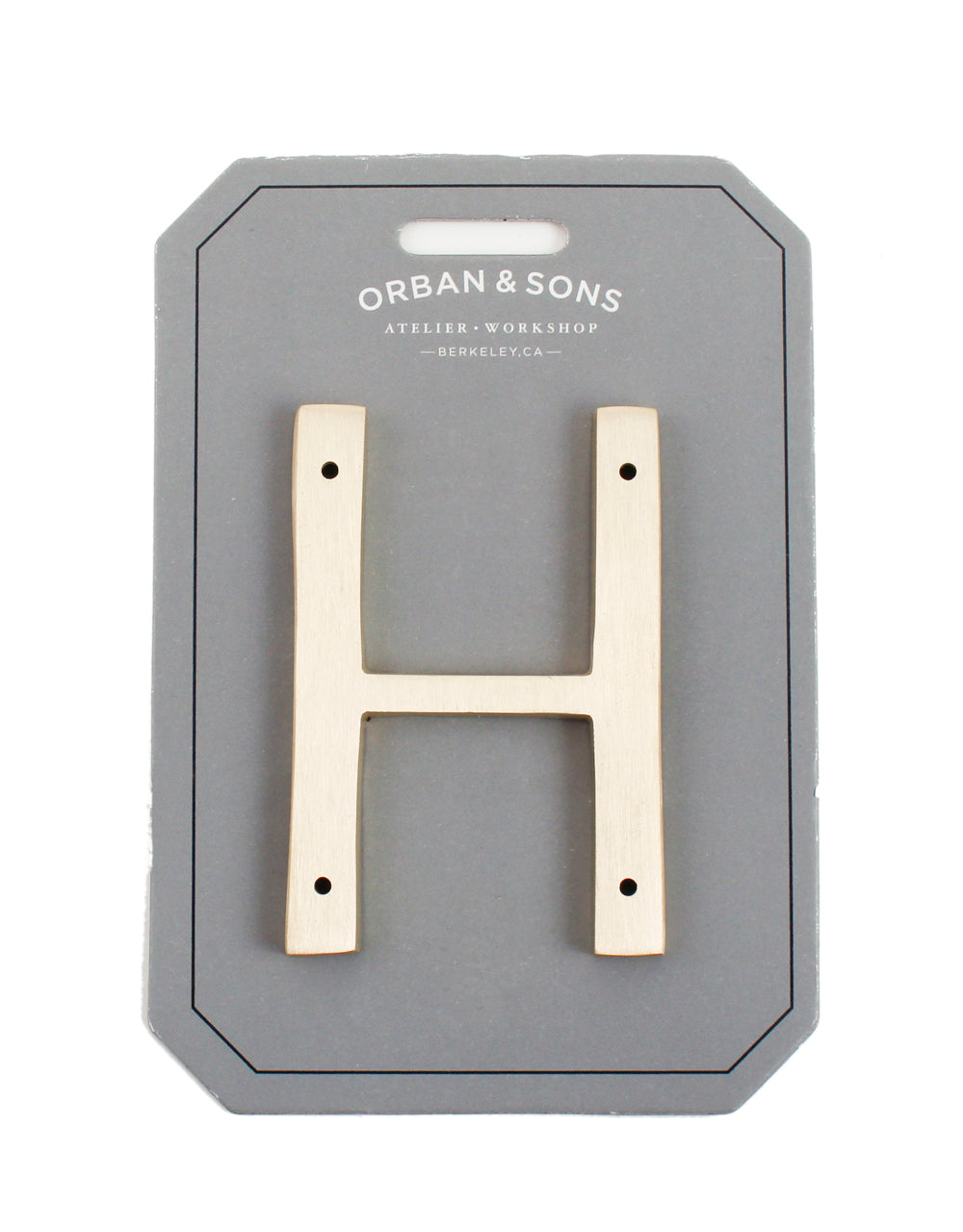 Orban & Sons Brass Letters H Orban & Sons Brand_Orban & Sons CLEAN OUT SALE Home_Decor Orban & Sons Brass-Letters_H_94b72241-4fc0-4218-8276-140c2c486f84