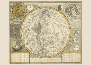 Dybdahl Poster - Map of Planispærii Coelestis Art Prints Dybdahl Brand_Dybdahl Home_Decor KTFWHS New Arrivals DybdahlPoster-MapofPlanispaeriiCoelestis