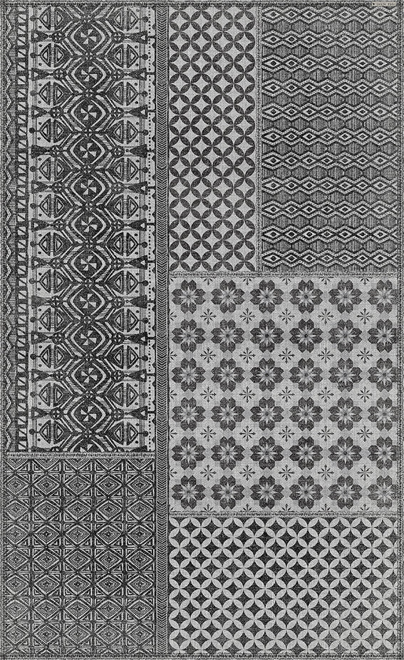 Beija Flor Inca Black & White Floor Mat (Buy 2 Get 1 Free!) Rugs Beija Flor Brand_Beija Flor CLEAN OUT SALE Flatwoven Home_Decor Home_Floor Mats Inc1-KTF