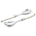 Laguiole Salad Serving Set Ivory in Wood Box (Set of 2) Cutlery Set Laguiole Brand_Laguiole Cheese Sets Kitchen_Dinnerware Laguiole Loose Mini Rainbow Utensils Serveware Laguiole-Servers-S_2---Ivory-out-of-box
