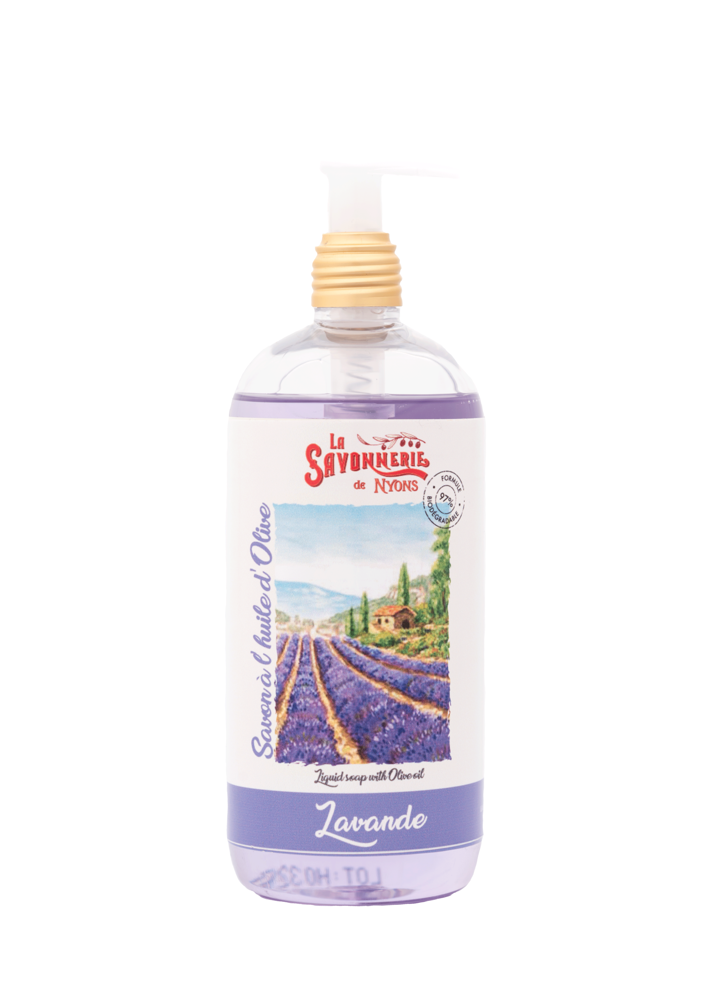 Lavender Liquid Hand Soap 500ml Bath & Body La Savonnerie de Nyons Bath & Body_Liquid Soap Brand_La Savonnerie de Nyons KTFWHS Soap LavenderLiquidHandSoap500ml