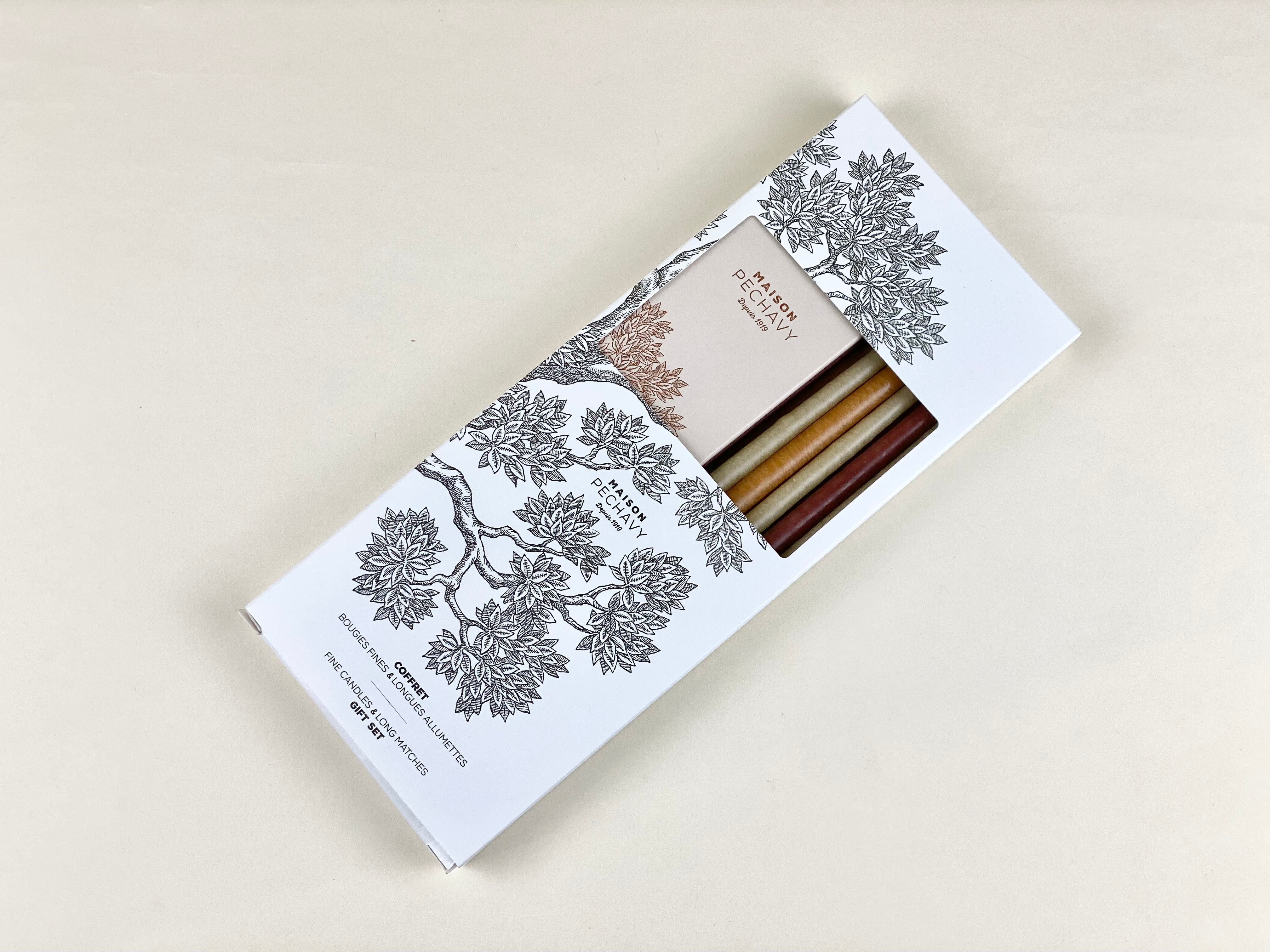 Maison Pechavy Set of Candles & Long Matches (Nude) - Maison Pechavy - Brand_Maison Pechavy - Home_Candles & Accessories - Home_For The Fire - Maison Pechavy - Matches - New Arrivals - MP210065143_ea6e6527-04ec-4f0d-88eb-e8ea7dd84d68