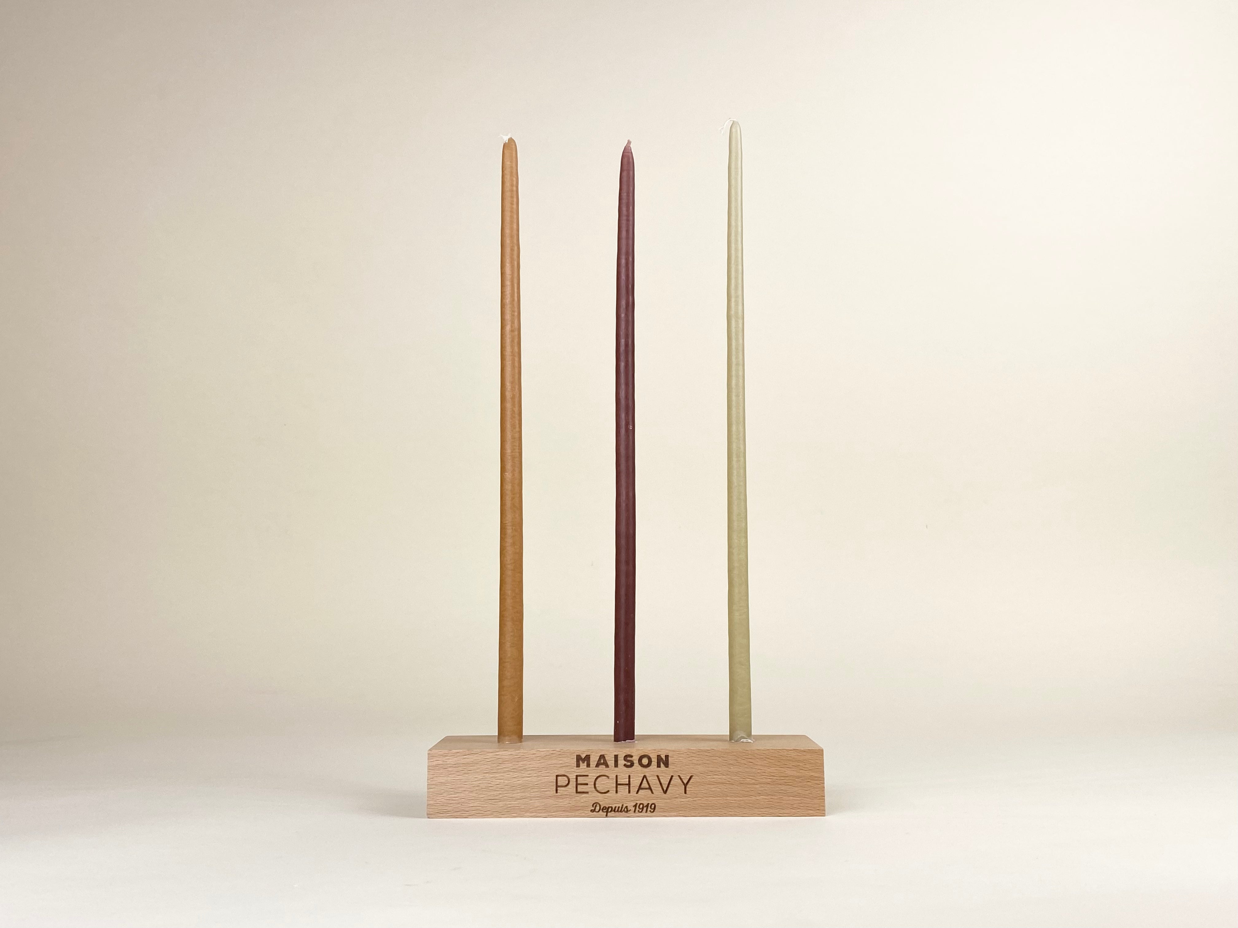 Maison Pechavy Wooden Candle Holder - Maison Pechavy - Brand_Maison Pechavy - Home_Candles & Accessories - Maison Pechavy - Matches - New Arrivals - MP210065146