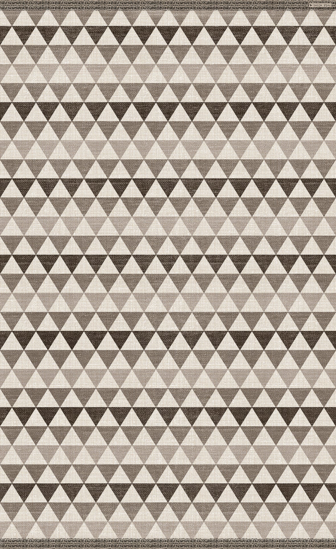 Beija Flor Nordic Textile Brown Triangle Floor Mat (Buy 2 Get 1 Free!) Rugs Beija Flor Brand_Beija Flor CLEAN OUT SALE Flatwoven Home_Decor Home_Floor Mats summer sale Nt5-Room