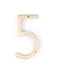 Orban & Sons Brass Numbers House Numbers & Letters Orban & Sons Brand_Orban & Sons CLEAN OUT SALE Corkscrews & Tools Home_Decor KTFWHS Orban & Sons Orban_SonsBrassNumber5_1