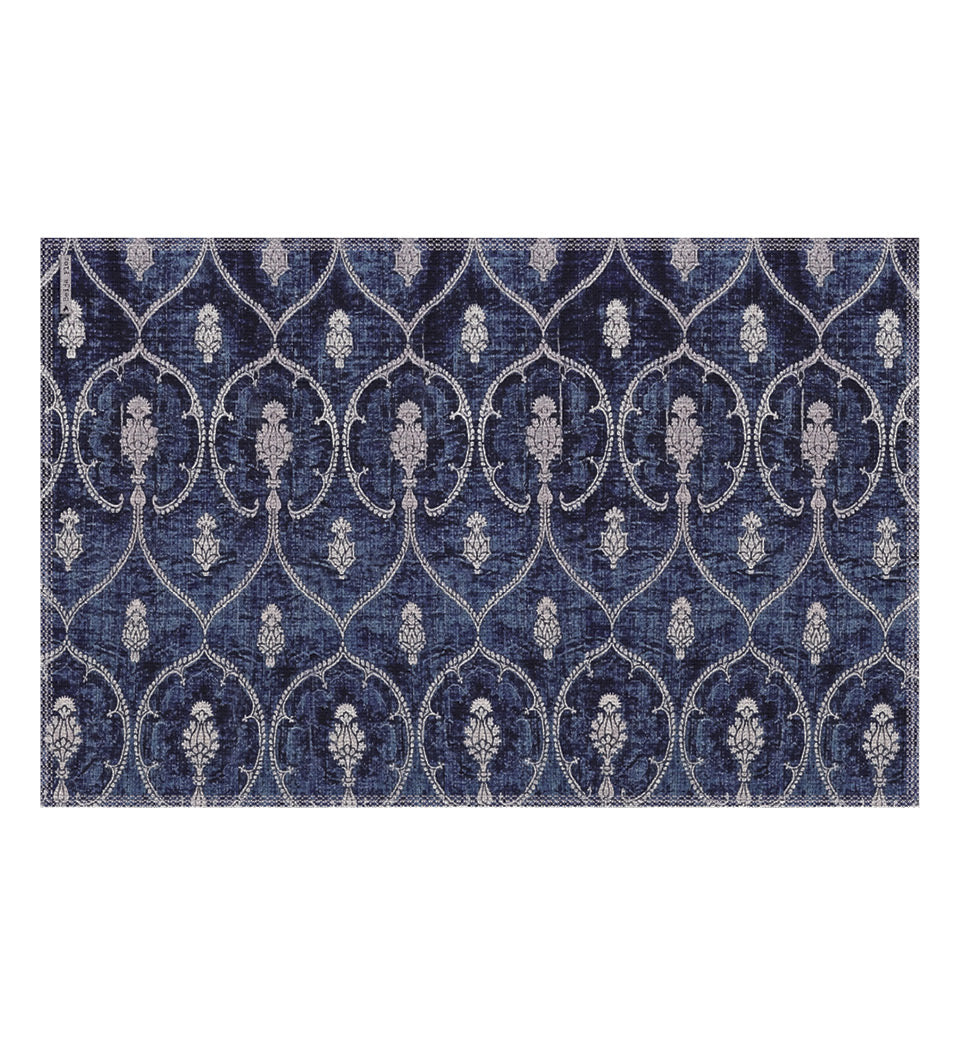 Beija Flor Royal Indigo Pineapple Placemat (13" x 20") (Buy 2 Get 1 Free!) Placemats Beija Flor Brand_Beija Flor Home_Decor Home_Placemats P-RY1-packshot