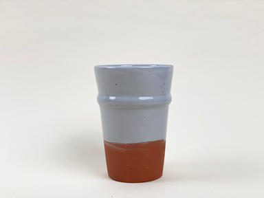 Terracotta Large Grey Tumbler Ceramic Une Vie Nomade Brand_Une Vie Nomade CLEAN OUT SALE Kitchen_Drinkware New Arrivals Une Vie Nomade PhotoApr20_35630PM