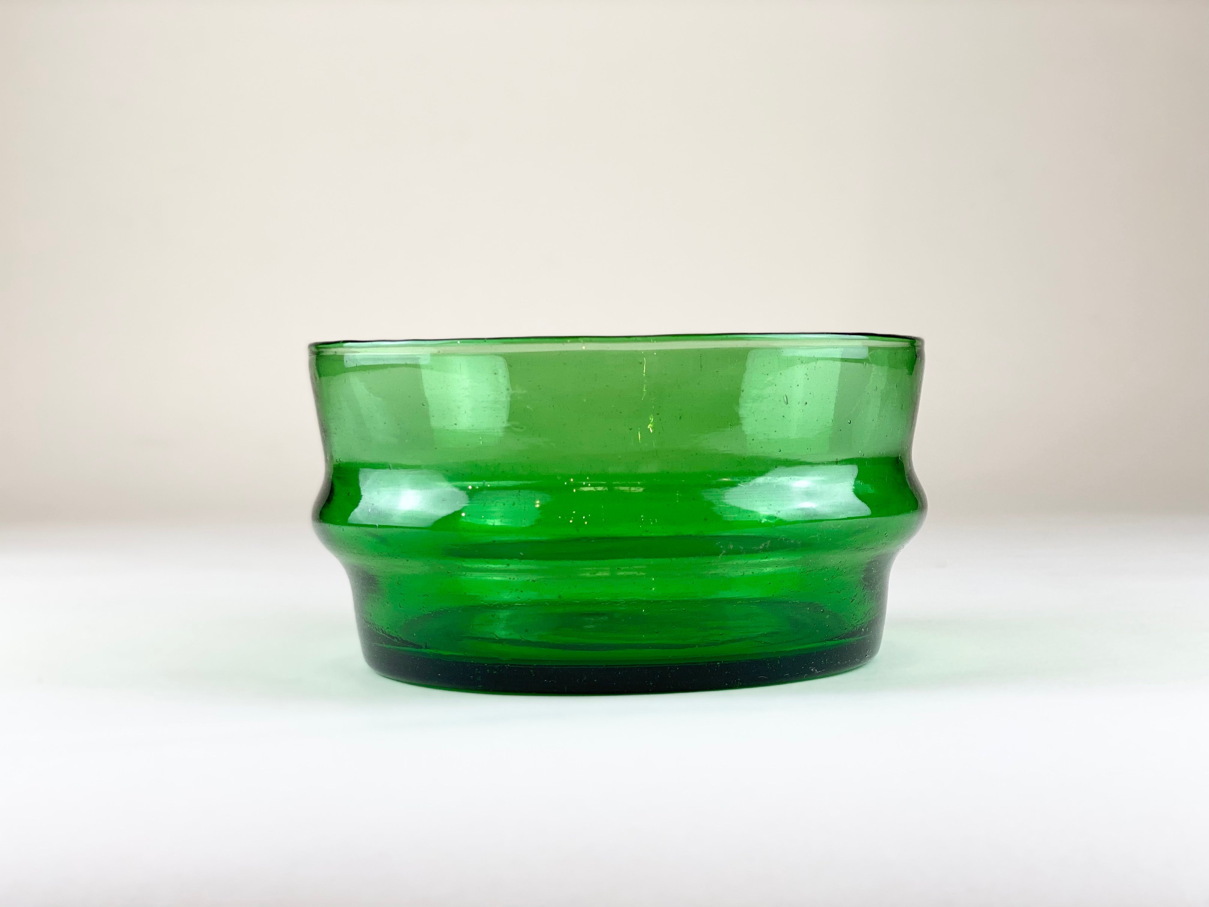 Beldi Large Bowl Green Glass Kessy Beldi Brand_Kessy Beldi Brand_Une Vie Nomade Kitchen_Drinkware Wine Glasses PhotoJul27_114001AM