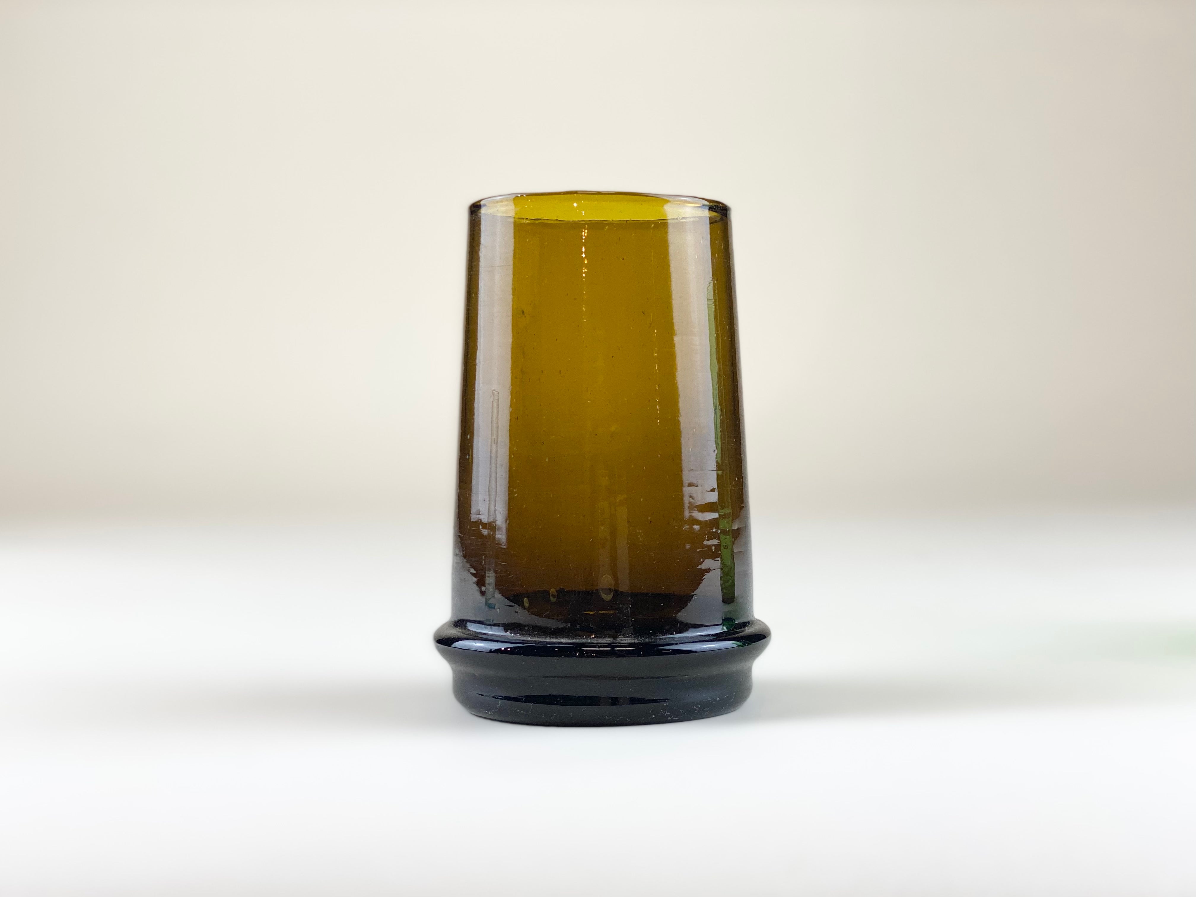 Beldi Large Tapered Tumbler Brown Glass Kessy Beldi Brand_Kessy Beldi Brand_Une Vie Nomade Kitchen_Drinkware Wine Glasses PhotoJul27_115132AM