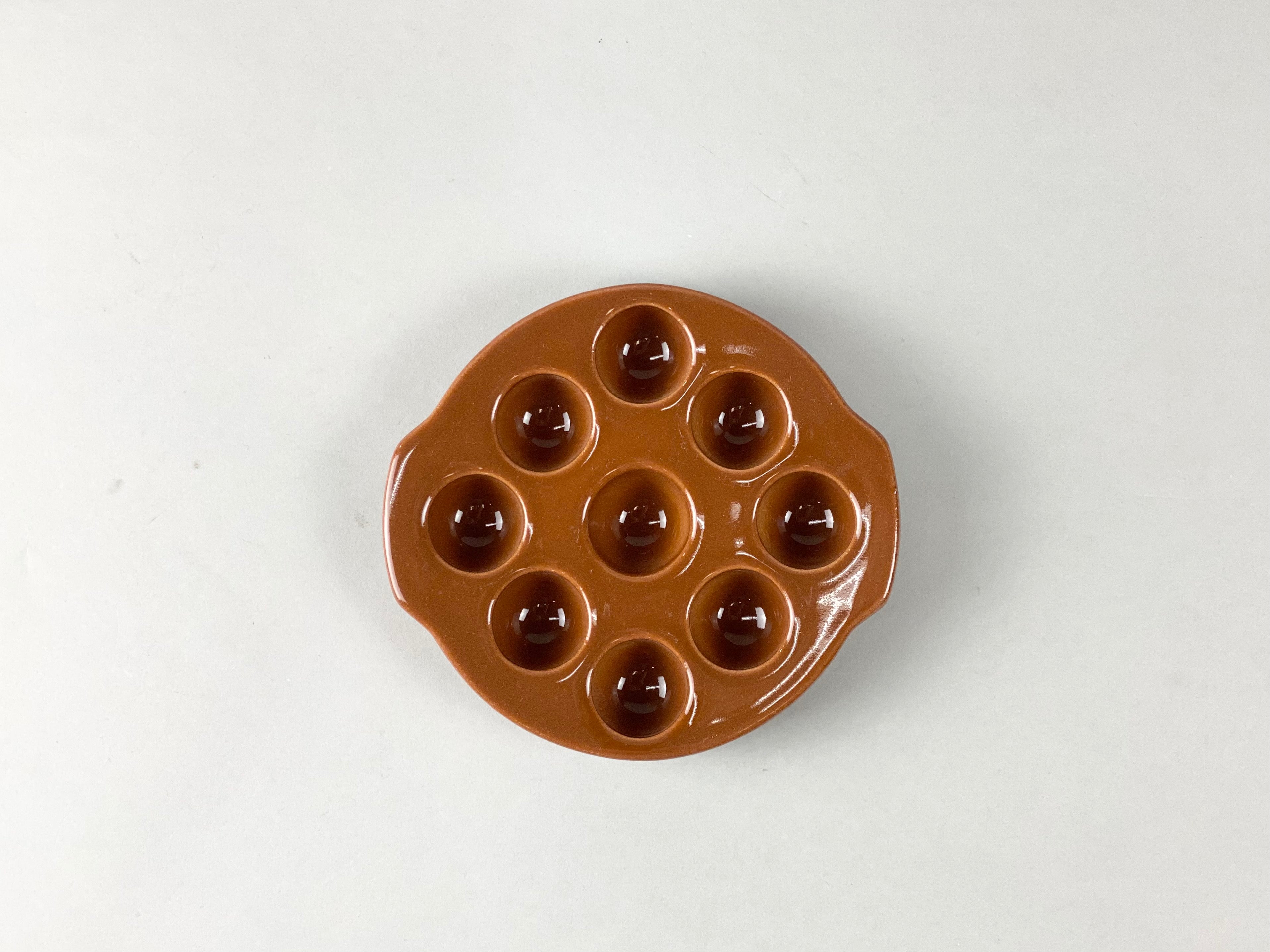 Poterie Renault Escargot Plate Ceramic Poterie Renault Brand_Poterie Renault Dinnerware_Bowls & Plates Home_Decor New Arrivals Poterie Renault PoterieRenaultEscargotPlate