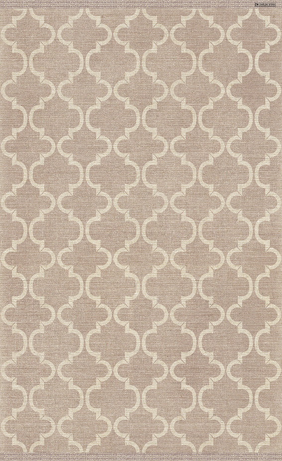Beija Flor Suzanna Taupe & Cream Floor Mat (Buy 2 Get 1 Free!) Rugs Beija Flor Brand_Beija Flor CLEAN OUT SALE Flatwoven Home_Decor Home_Floor Mats Suz6_web