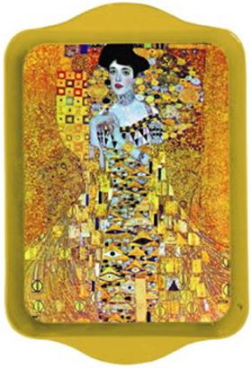 Klimt Portrait of Adele Mini Metal Tray Decorative Trays French Nostalgia Brand_French Nostalgia Home_Decorative Trays Home_French Nostalgia adele