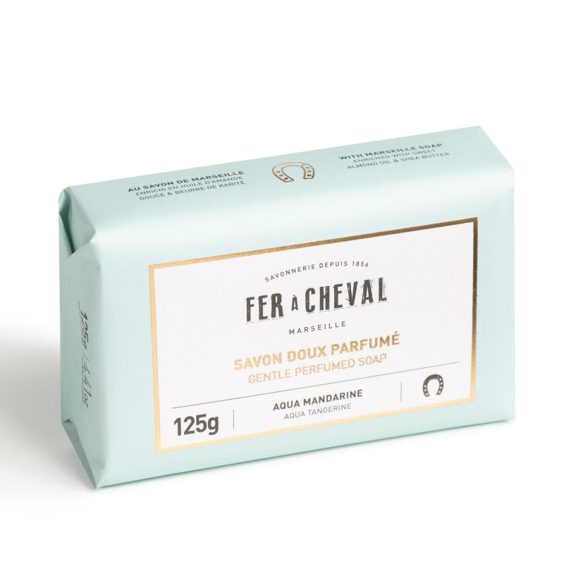 Fer à Cheval Gentle Perfumed Soap Bar - Aqua Tangerine 125g Soap Fer à Cheval Bath & Body_Bar Soap Brand_Fer à Cheval CLEAN OUT SALE KTFWHS gentle-perfumed-soap-aqua-tangerine-125g_1