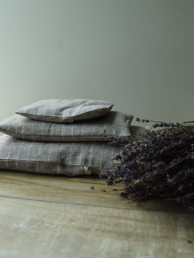 French Dry Goods Lavender Sachet Pouch - Brown Stripes French Dry Goods Brand_French Dry Goods Home_Decor Home_French Nostalgia Home_Gifts Home_Provençal Style New Arrivals new arrivals 2023 lavender-sachet-linen-pouches-french-dry-goods_D9EB06991124x1500