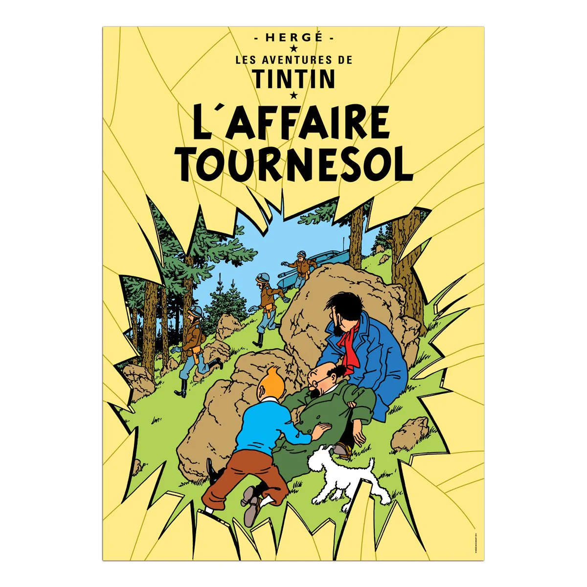Tintin Posters King Ottokar's Sceptre Tintin Brand_Tintin Collectibles Home_Decor Home_French Nostalgia Tintin posters-fr-2015-18_1200_1TheCalculusAffair_2ba80f15-5650-4c35-a0ee-30dea7a7da86