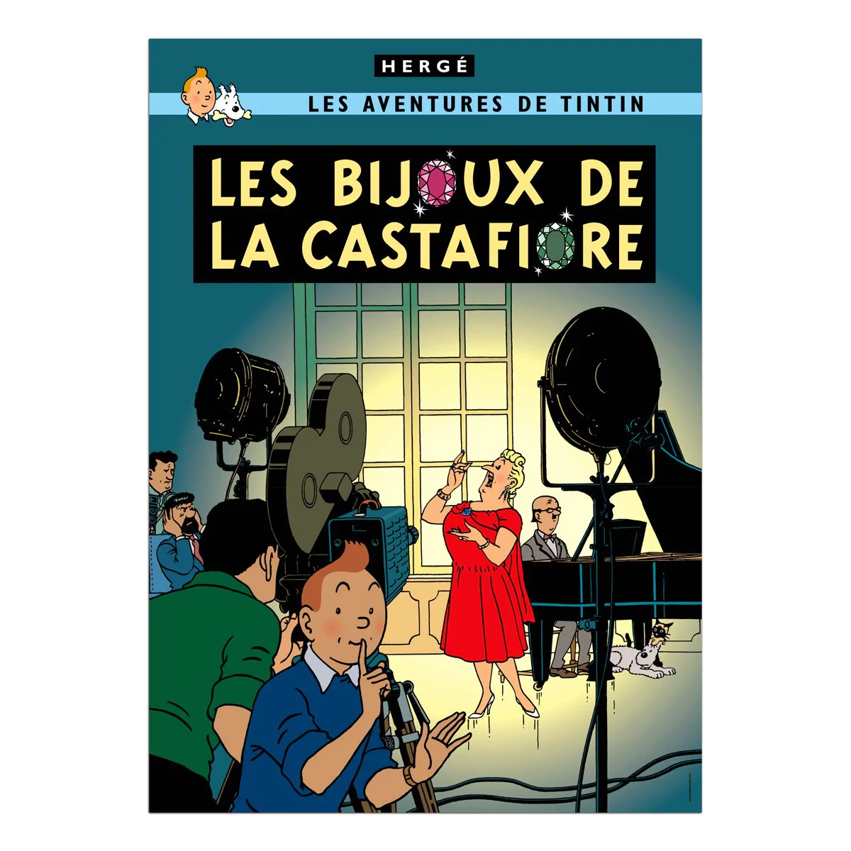 Tintin Posters The Castafiore Emerald Tintin Brand_Tintin Collectibles Home_Decor Home_French Nostalgia Tintin posters-fr-2015-21_1200_1TheCastafioreEmerald