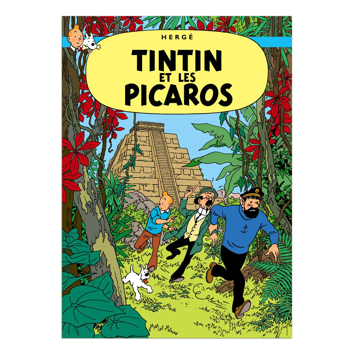 Tintin Posters Tintin and the Picaros Tintin Brand_Tintin Collectibles Home_Decor Home_French Nostalgia Tintin posters-fr-2015-23_1200_1TintinandthePicaros