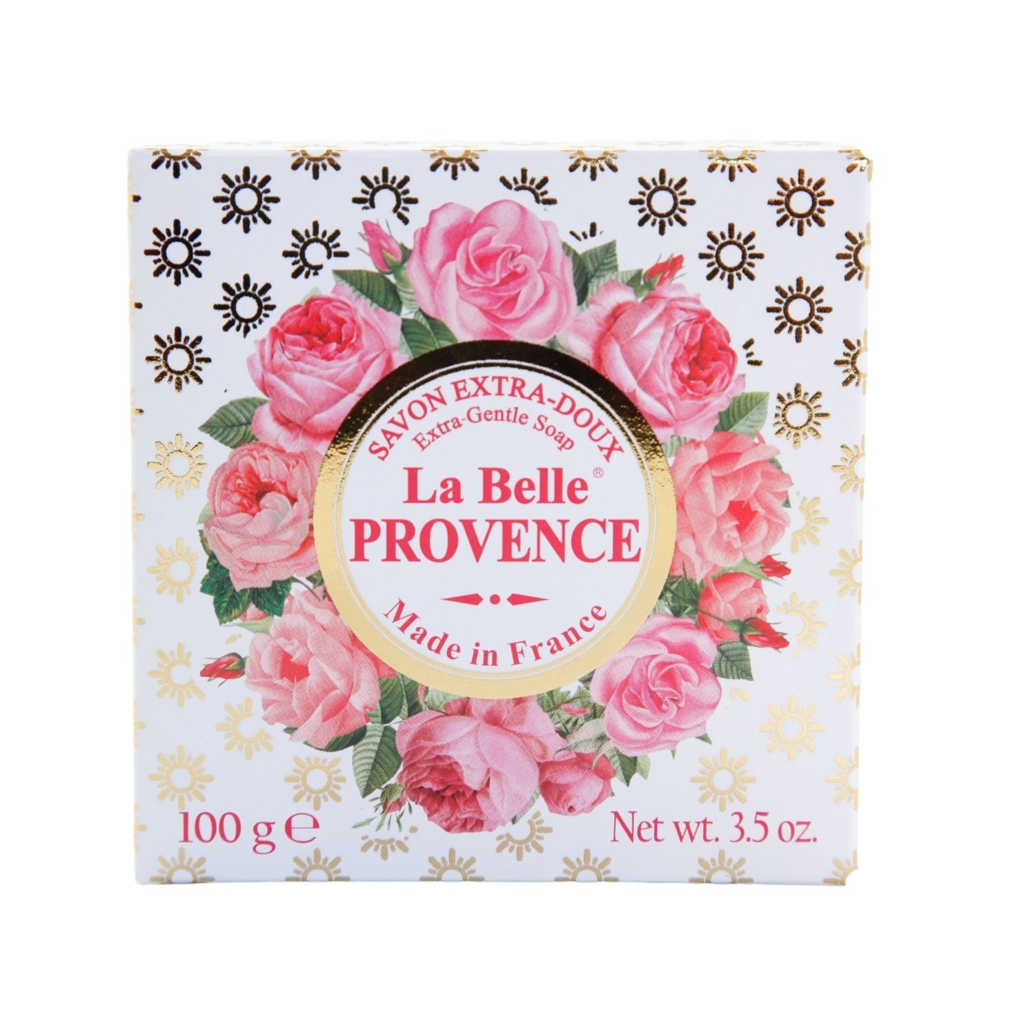 La Belle Provence 100g Soap in Cardboard Box - Rose Bath & Body La Savonnerie de Nyons 100g Soap in Tin Box Bath & Body_Bar Soap Brand_La Savonnerie de Nyons new arrivals 2023 9