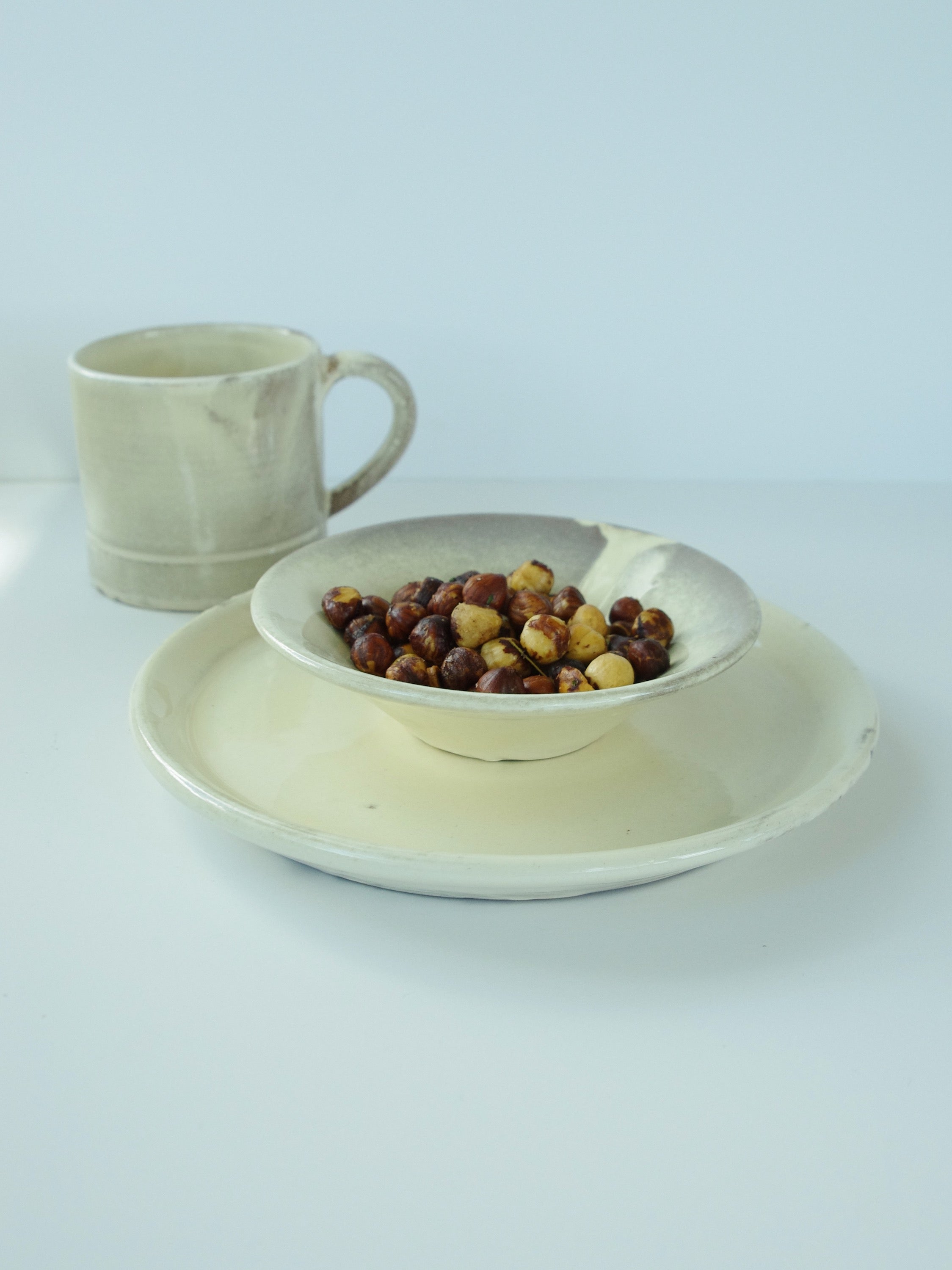 Avoine et Terre Small Conical Bowl—Oat Cereal Bowl French Dry Goods Avoine et terre ceramics Avoine et Terre conical bowl French ceramics French cereal bowl Moroccan ceramics Avoine_et_Terre_Oat_Conical_Bowl-3C946618-2249x3000