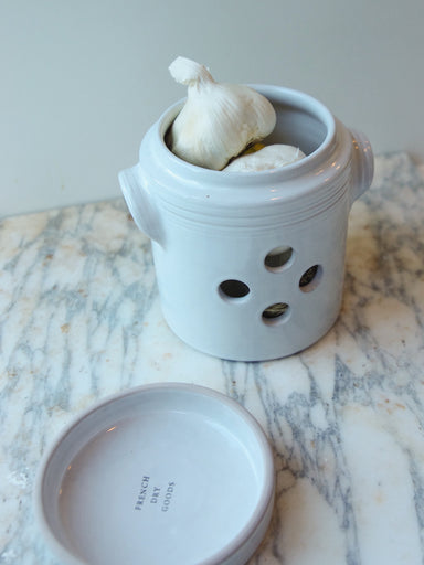 French Dry Goods Kitchen Essentials—Garlic Pot French Dry Goods french culinary pottery french garlic pot French kitchen essentials french pottery New Arrivals new arrivals 2023 French_Kitchen_Essentials_Garlic_pot-9D7D8A17-2249x3000