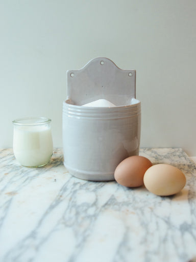 French Dry Goods Kitchen Essentials—Wall Hanging Salt Holder French Dry Goods french culinary pottery French kitchen essentials french pottery New Arrivals new arrivals 2023 wall salt hanger French_kitchen_essentials_Wall_Salt_Hanger-0F32C284-F2248x3000