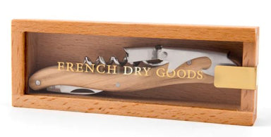 French Dry Goods Olivewood Corkscrew French Dry Goods Olivewood
