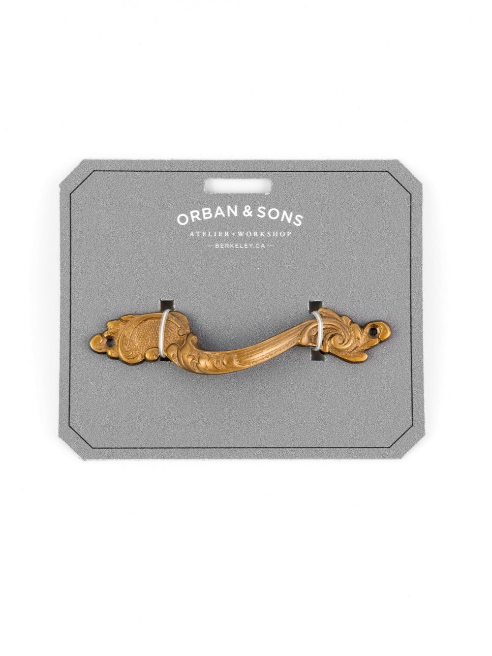 Orban & Sons Brass Cabinet Pulls Brass Puller #3 (1.8" x 4.52") Orban & Sons Brand_Orban & Sons Corkscrews & Tools Orban & Sons Orban_SonsBrassCabinetPulls