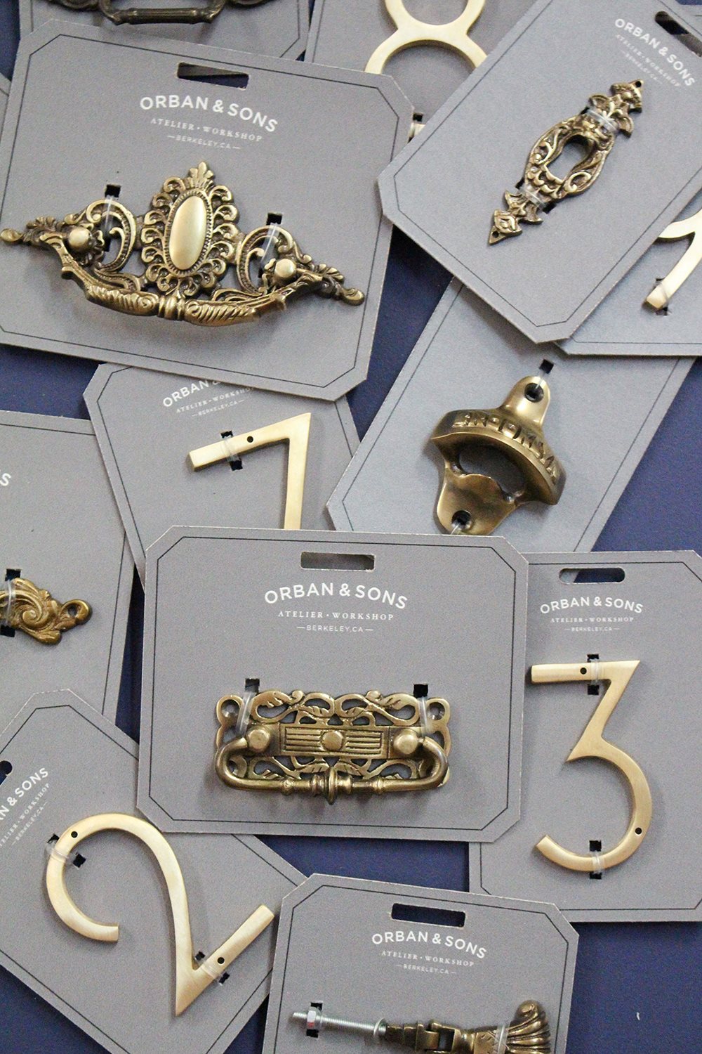 Orban & Sons Brass Cabinet Pulls Orban & Sons Brand_Orban & Sons Corkscrews & Tools Orban & Sons Orban_SonsBrassCabinetPulls_3