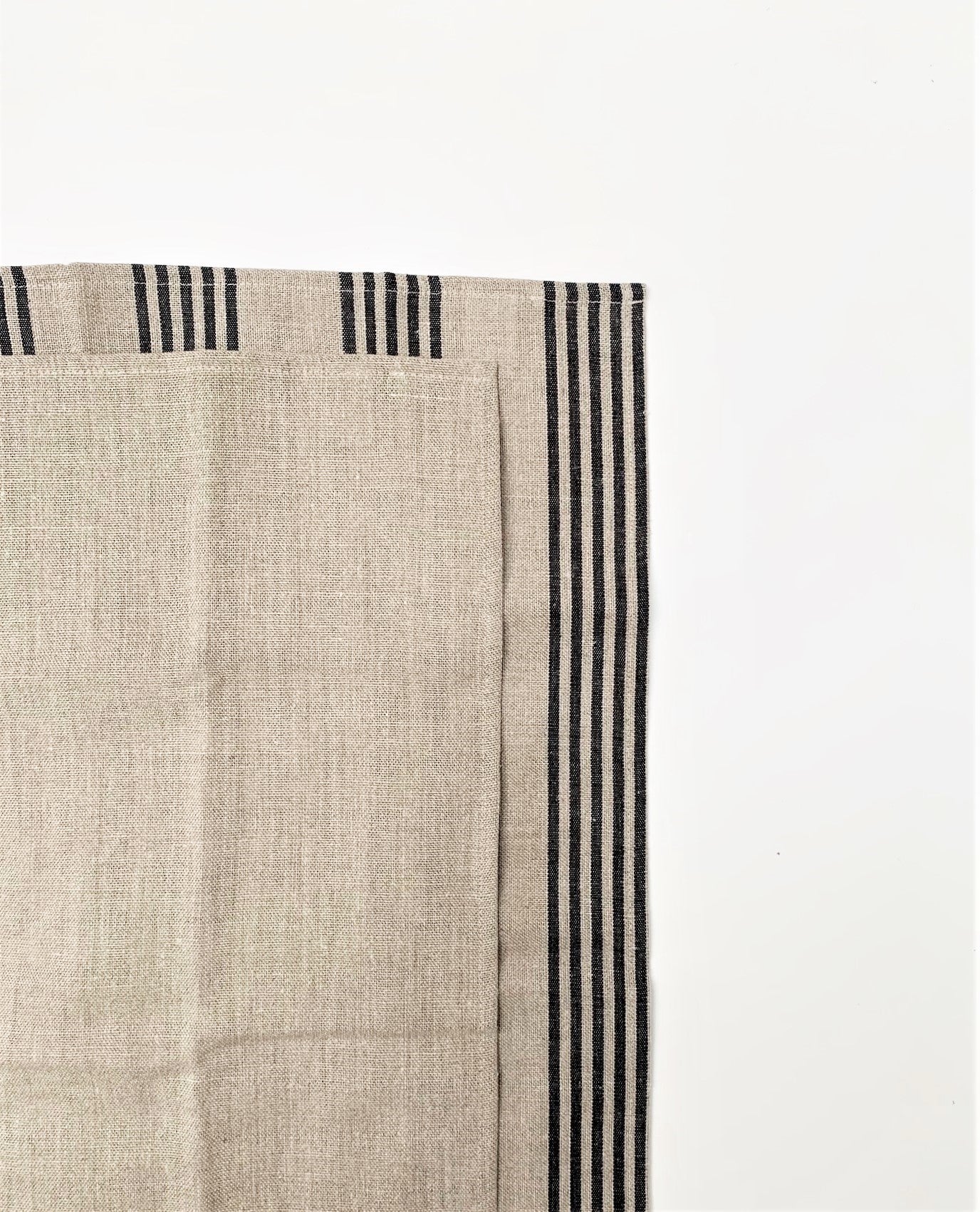 Thieffry Linen Striped Dish Towels (28" x 23.5") Textile Thieffry Brand_Thieffry Dish Towels Textiles_Towels & Napkins Thieffry StripedLinenDishTowelThieffryLinenNatural7410-20332