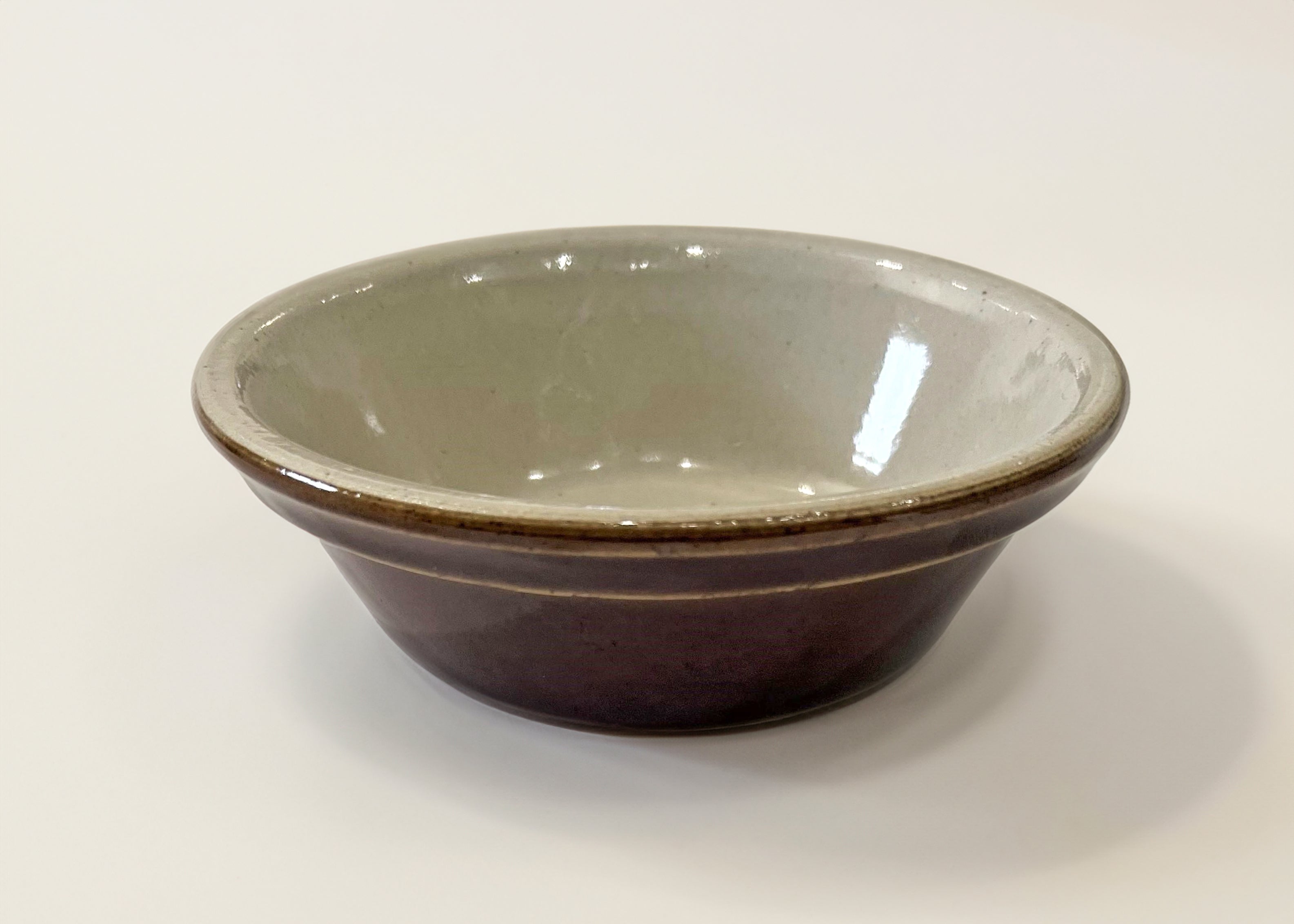 Poterie Renault Vintage French Shallow Bowl - Brown