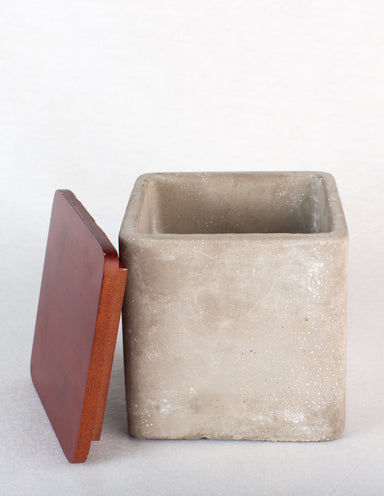 Cement and Wood Large Square Box Cement Cement Brand_Cement Home_Decor Kitchen_Storage KTFWHS 20141216-974C9996-2Kiss_That_Frog_20141215-16_Product_by_Sam_Breach_2014-2_2_dcbe5e0f-2541-44ed-a2d7-7bd9eba280c2