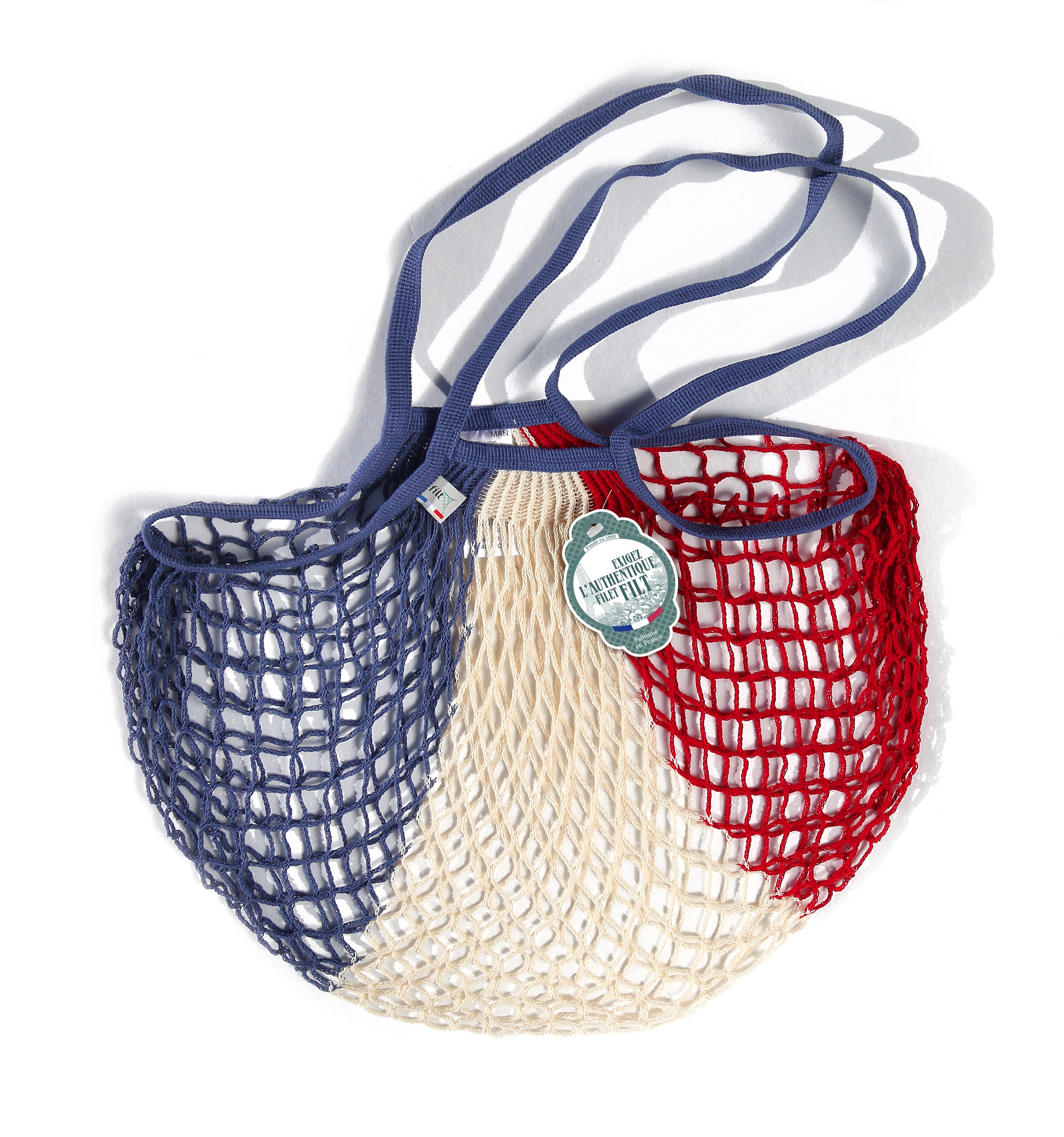 Filt Medium Bag in Red, White & Blue Bag Filt Bags Brand_Filt Shopping Bags Textiles_Shoppers 220_BBR