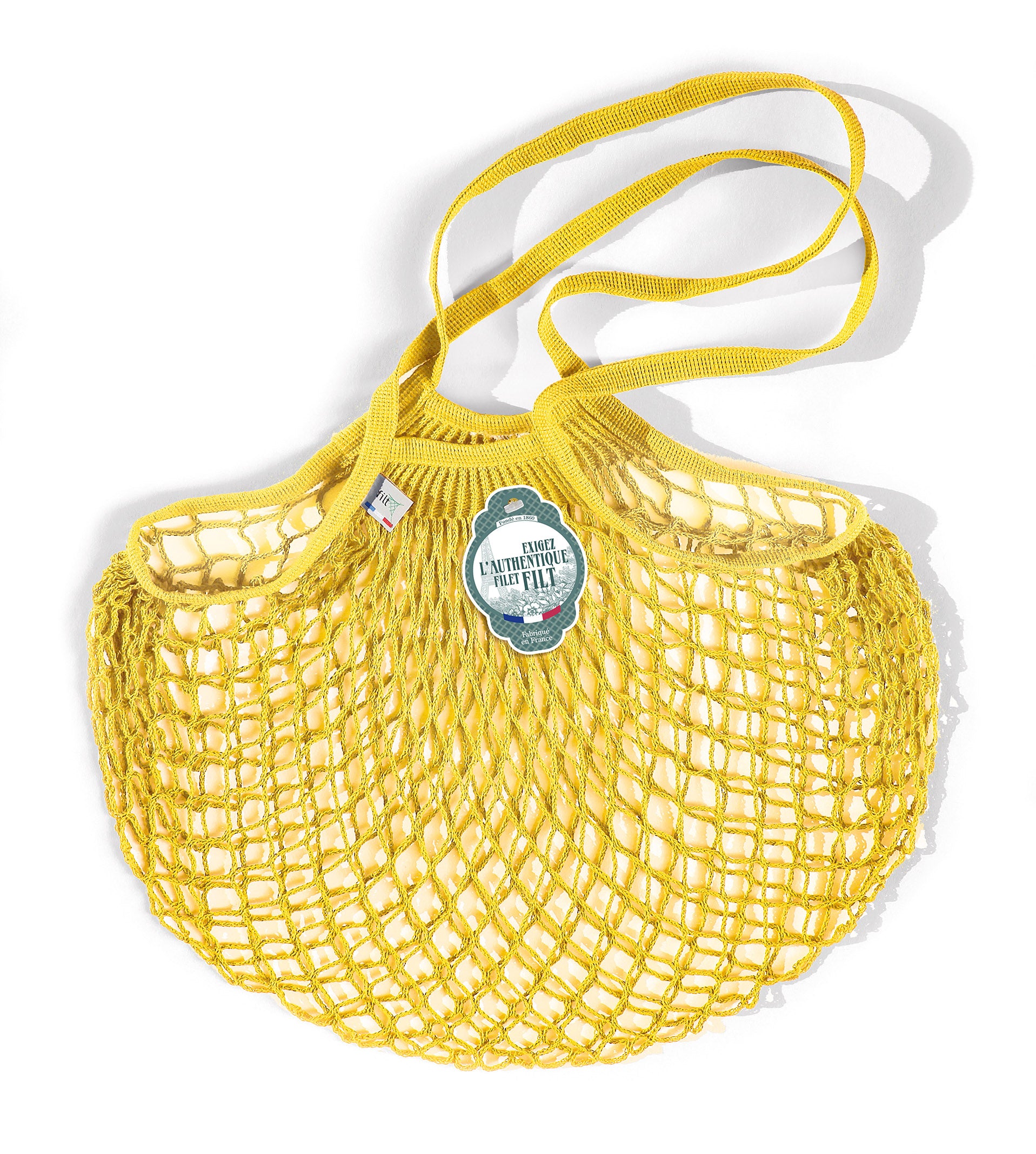Filt Medium Bag in Bright Yellow Bag Filt Bags Brand_Filt Shopping Bags Textiles_Shoppers 220_JauneSolarium