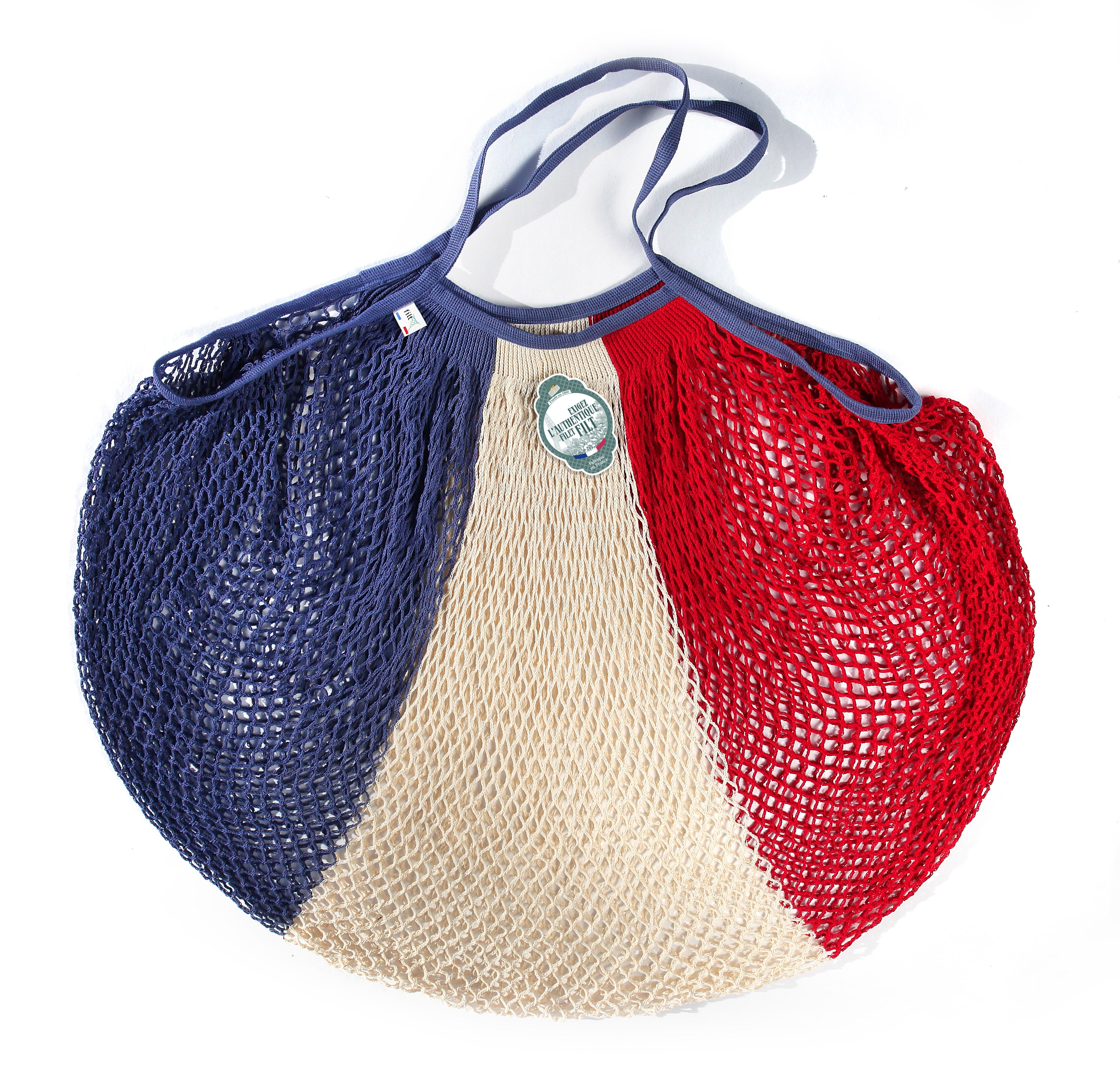 Filt Large Bag in Red, White, and Blue Bag Filt Bags Brand_Filt Shopping Bags Textiles_Shoppers 230_BBR