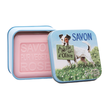 La Savonnerie de Nyons 100g Soap in Tin Box - Dogs Chien Jack Russel Bath & Body La Savonnerie de Nyons 100g Soap in Tin Box Back in stock Bath & Body_Bar Soap Brand_La Savonnerie de Nyons KTFWHS 30492-ouverte_0e75bc61-ef46-4dec-94ce-b14abc44acfe