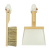 Andrée Jardin Mr. and Mrs. Clynk Dustpan & Natural Brush with Wall Hooks Set "Coffret" Gift Set White Utilities Andrée Jardin Back in stock Brand_Andrée Jardin Home_Broom Sets Home_Household Cleaning New Arrivals 3233_54e4c578-62ee-4c80-897f-2a59d8f28d4d