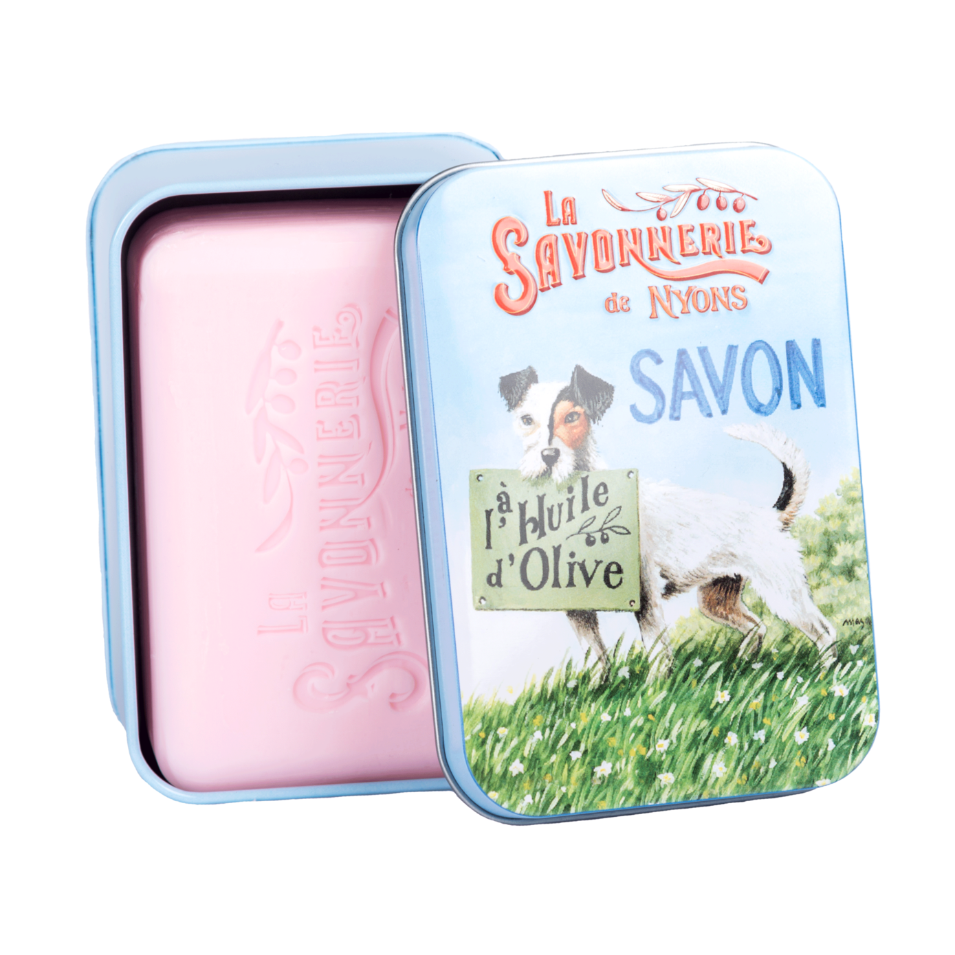 La Savonnerie de Nyons 200g Soap in Tin Box - Dogs Bath & Body La Savonnerie de Nyons 200g Soap in Tin Box Back in stock Bath & Body_Bar Soap Brand_La Savonnerie de Nyons KTFWHS 32522-ouverte_b6191d71-e2b9-4191-831b-2dd39c8d677f