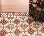 Beija Flor Bordeaux Barcelona Table Floor Mat (Buy 2 Get 1 Free!) Rugs Beija Flor Brand_Beija Flor Classic Tile CLEAN OUT SALE Home_Decor Home_Floor Mats 3600-T1-M_ambient_2bd92abf-7cb9-457d-978f-148cf599e341