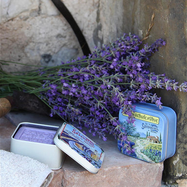 La Savonnerie de Nyons 100g Soap in Tin Box - Landscapes Soap La Savonnerie de Nyons Back in stock Bath & Body_Bar Soap Brand_La Savonnerie de Nyons KTFWHS 3800-30501LaSavonneriedeNyons100gSoapinTinBoxProvenceLavandeLavenderSoap_3800-30498100gSoapinTinBoxCoted_AzurMarina_d85c56d2-2072-4eff-8205-f0b8ebb0f646