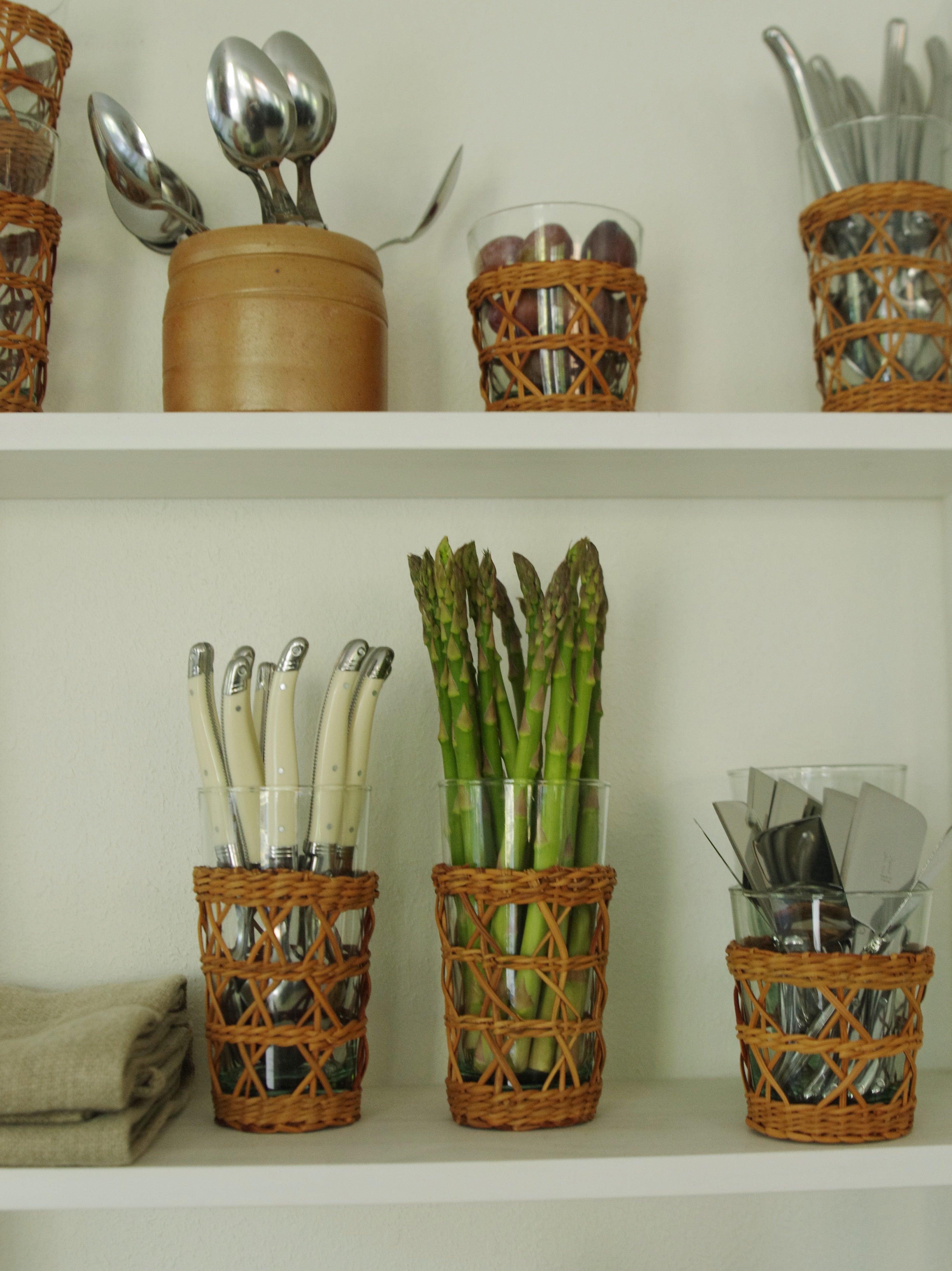 Rattan Cage Highball Glass Rattan Brand_Seagrass & Rattan Kitchen_Drinkware Rattan Spring Collection Tumblers & Highballs 3D7FBB9D-41C5-45BC-802B-50F5315FAB6C