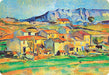 Cezanne Sainte-Victoire Placemat Placemats French Nostalgia Brand_French Nostalgia Home_French Nostalgia Home_Placemats 5402-40976